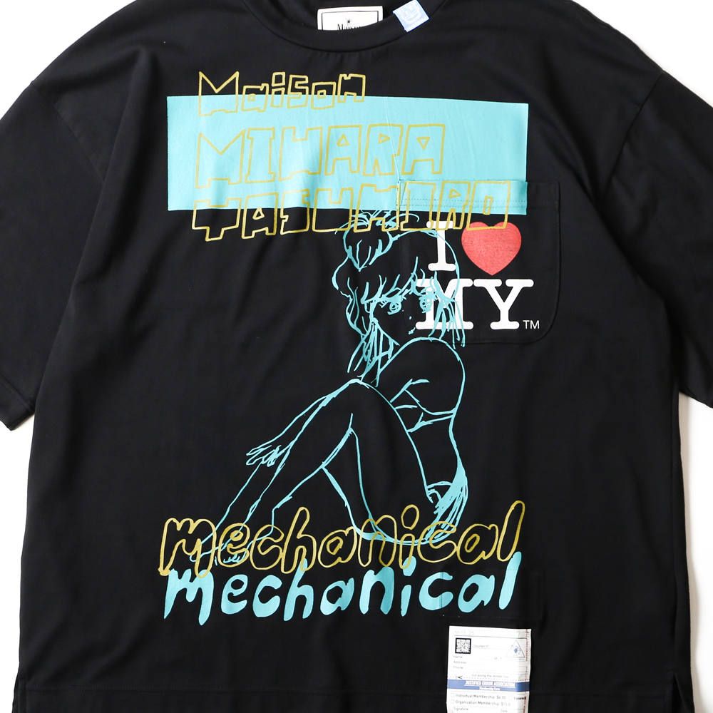 mechanical printed T-shirt / プリントTシャツ / A04TS704