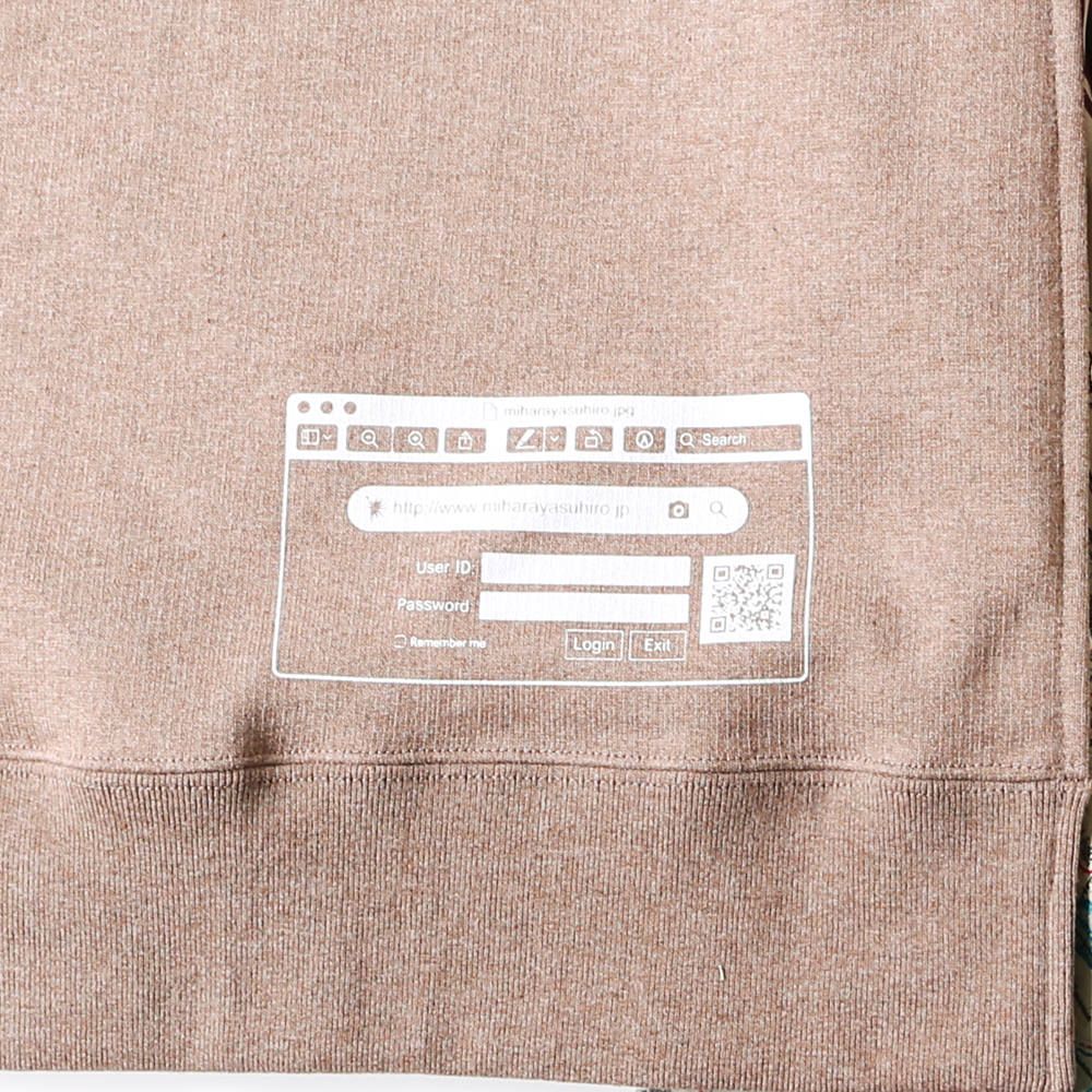 scarf hoodie / スカーフ ドッキング プルオーバーパーカー / A04HD641