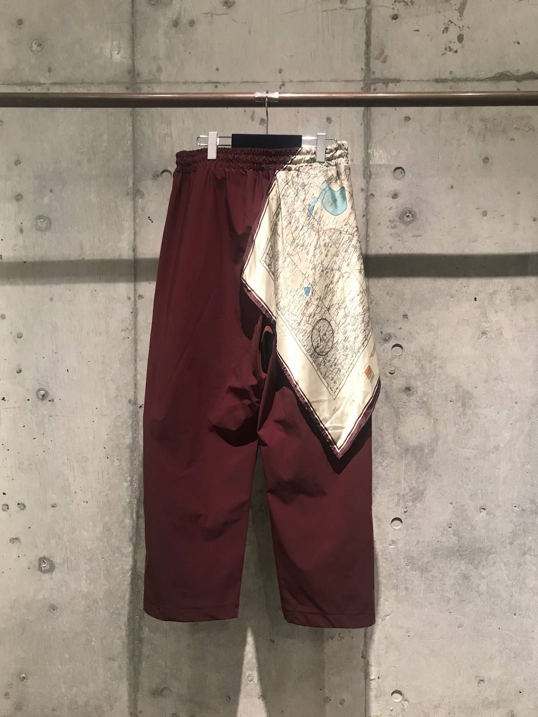 scarf pants / スカーフ ドッキング イージーパンツ / A04PT563