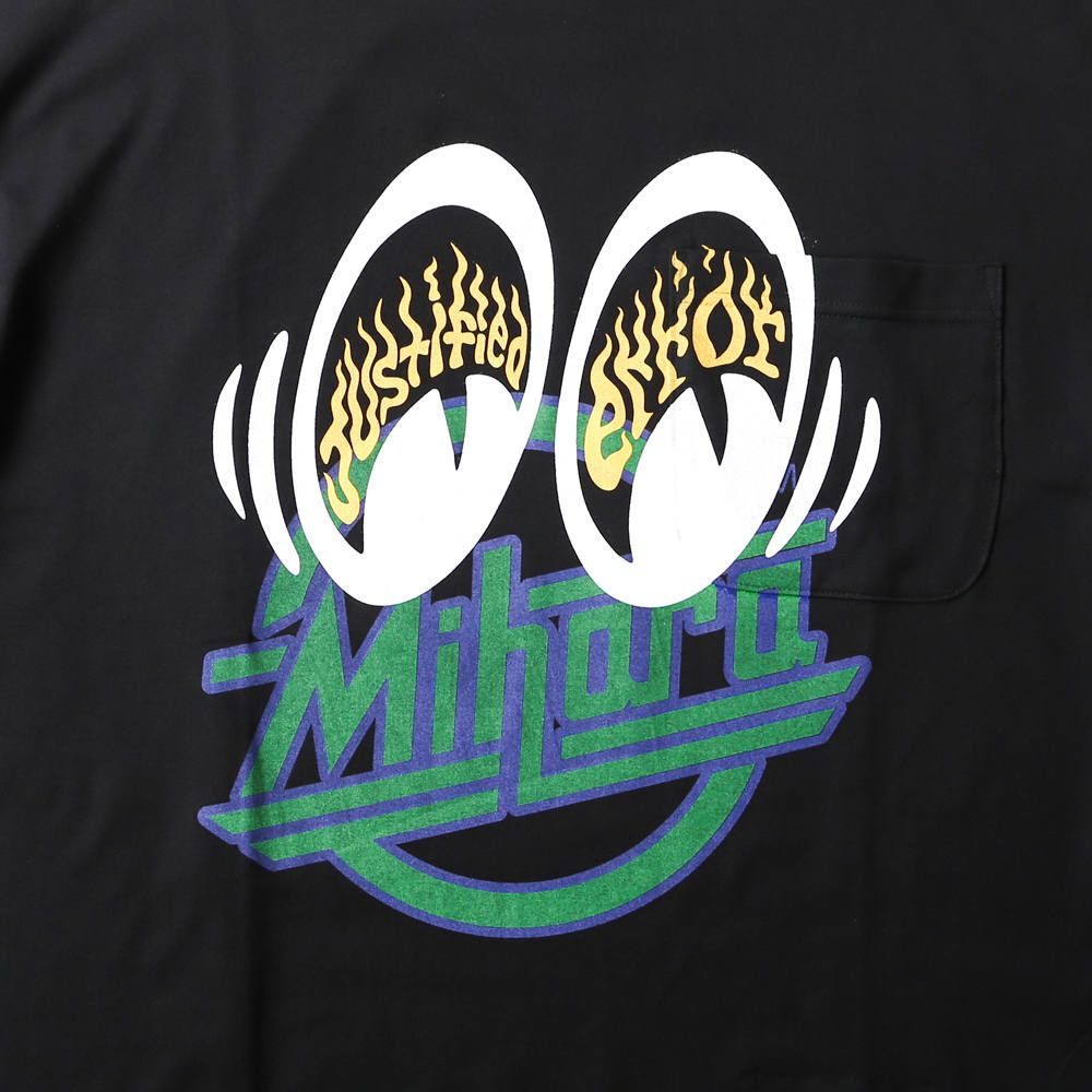 Justified error eye printed T-shirt / プリントTシャツ / A04TS703