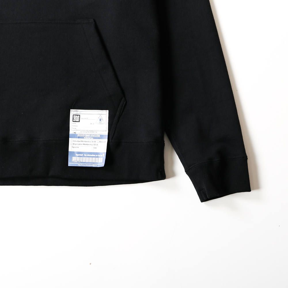 scarf hoodie / スカーフ ドッキング プルオーバーパーカー / A04HD641