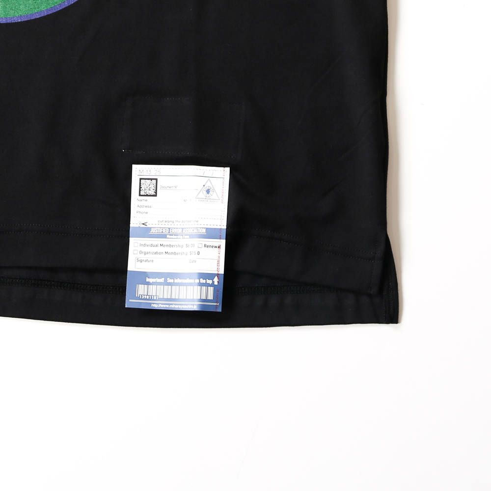 Justified error eye printed T-shirt / プリントTシャツ / A04TS703