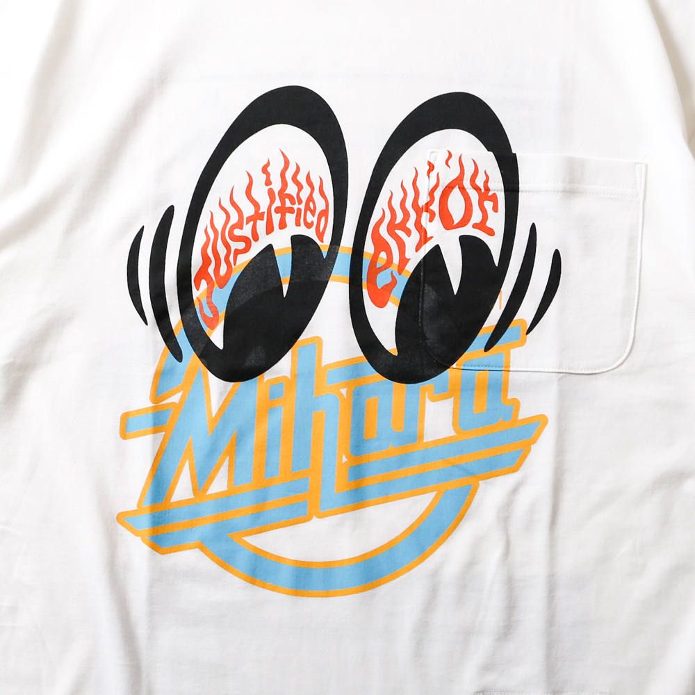 Justified error eye printed T-shirt / プリントTシャツ / A04TS703