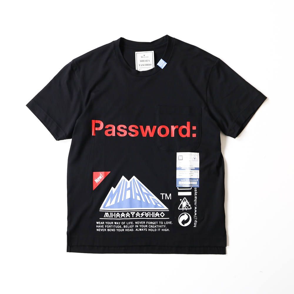 Password: printed T-shirt / プリントTシャツ / A04TS702