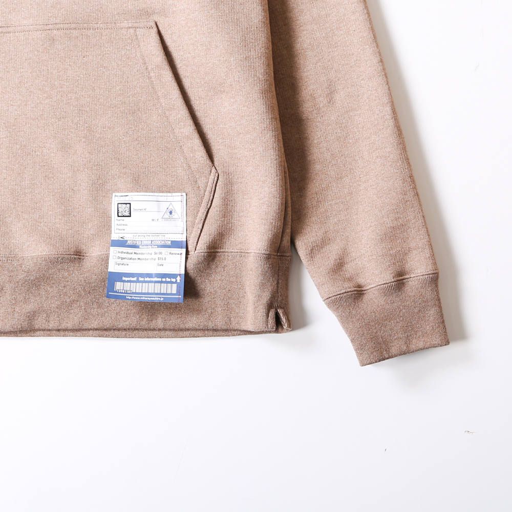 scarf hoodie / スカーフ ドッキング プルオーバーパーカー / A04HD641