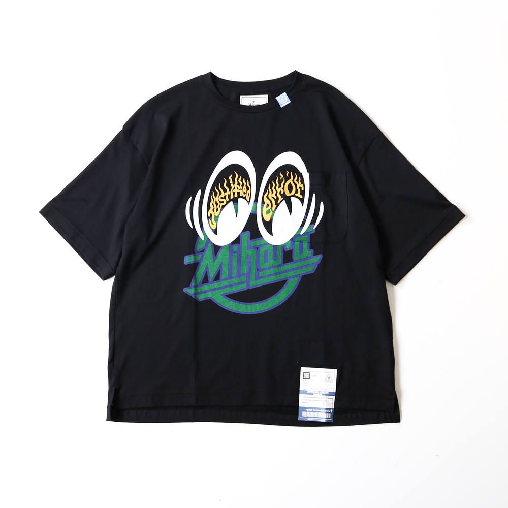 Justified error eye printed T-shirt / プリントTシャツ / A04TS703