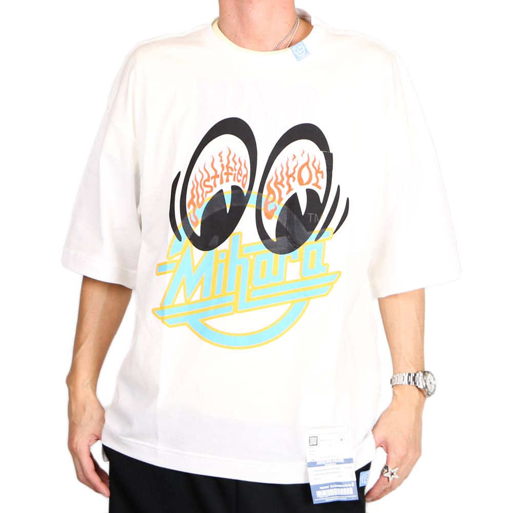 Justified error eye printed T-shirt / プリントTシャツ / A04TS703