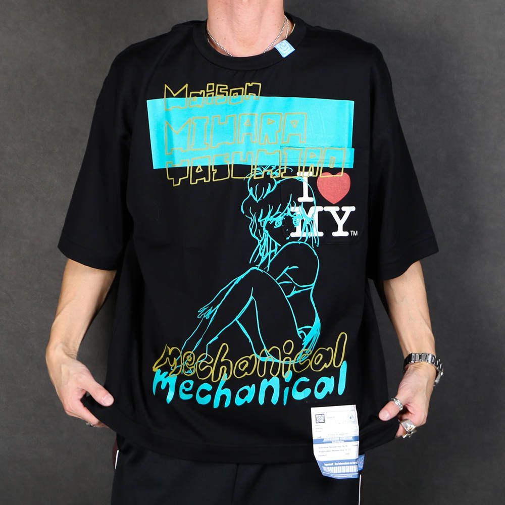 Maison MIHARA YASUHIRO - mechanical printed T-shirt / プリントT