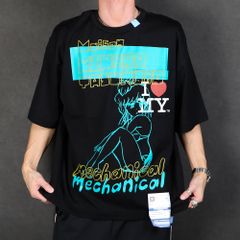mechanical printed T-shirt / プリントTシャツ / A04TS704