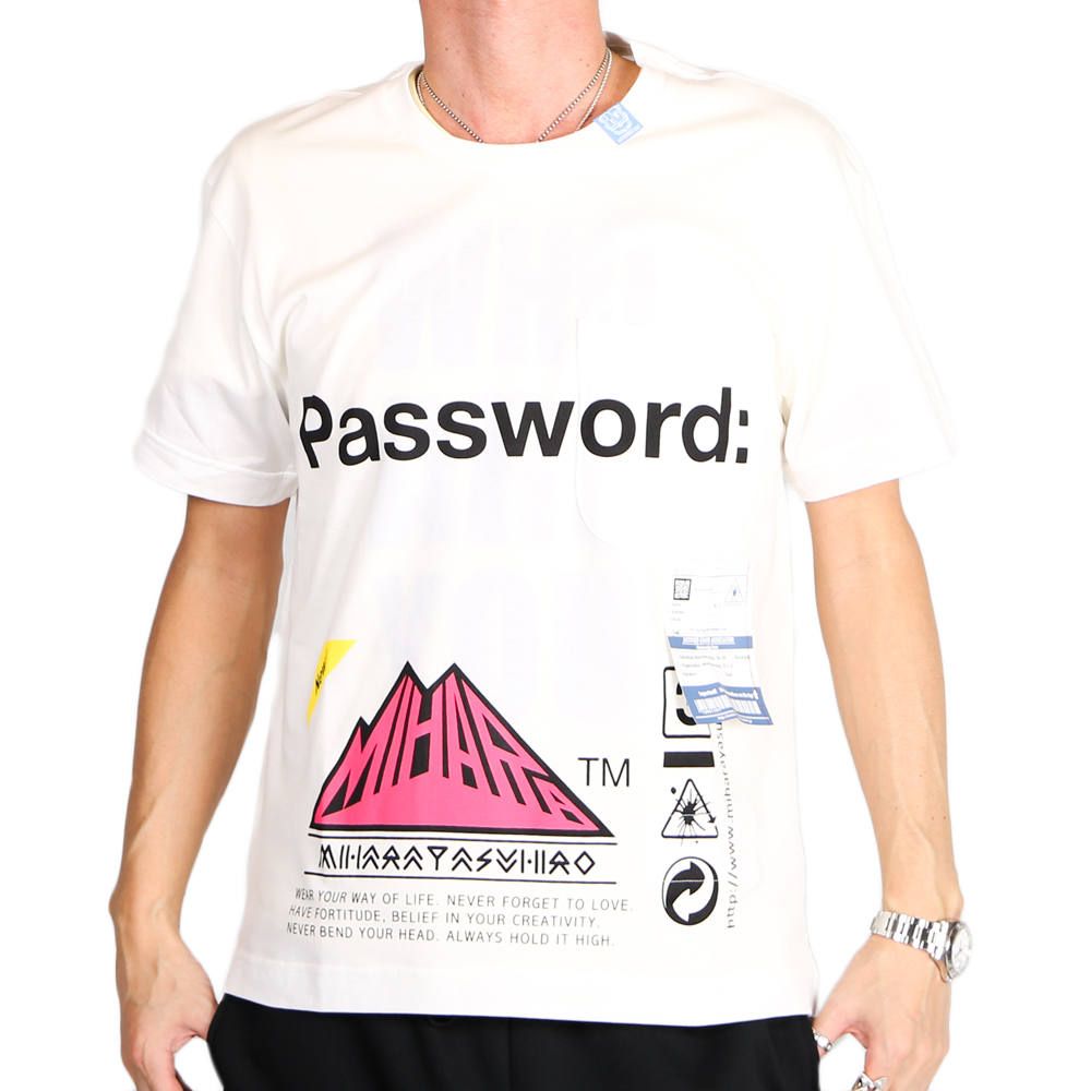 Password: printed T-shirt / プリントTシャツ / A04TS702