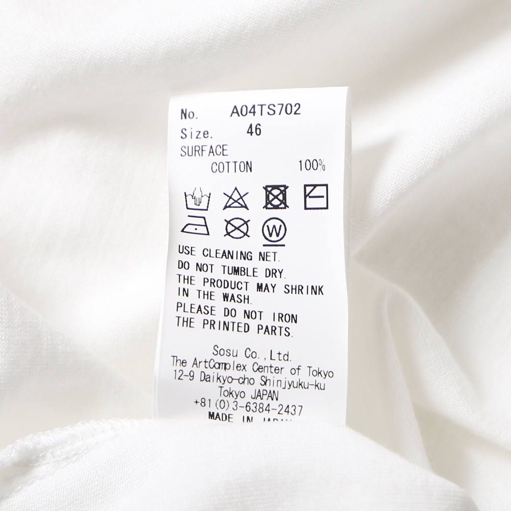 Password: printed T-shirt / プリントTシャツ / A04TS702