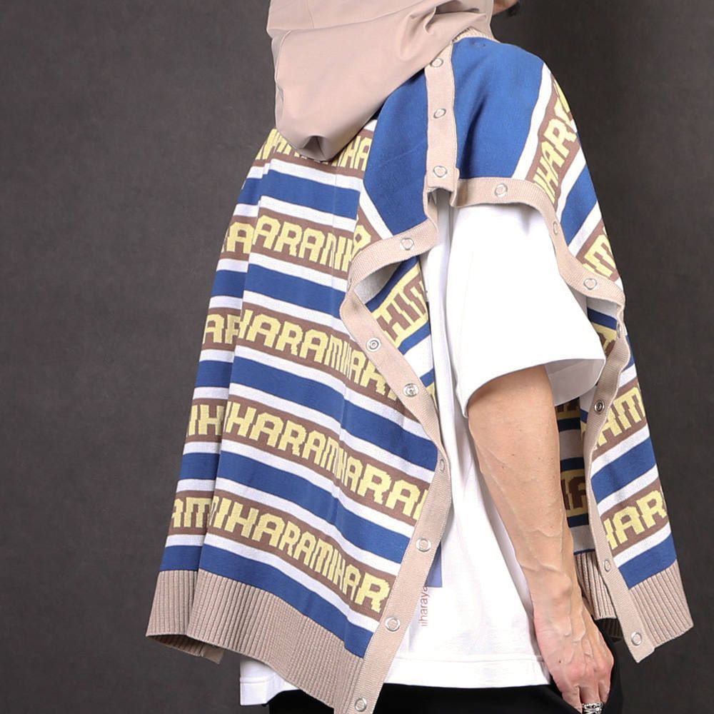 removable knit hoodie / リムーヴァブル ニット プルオーバーパーカー / A04HD511