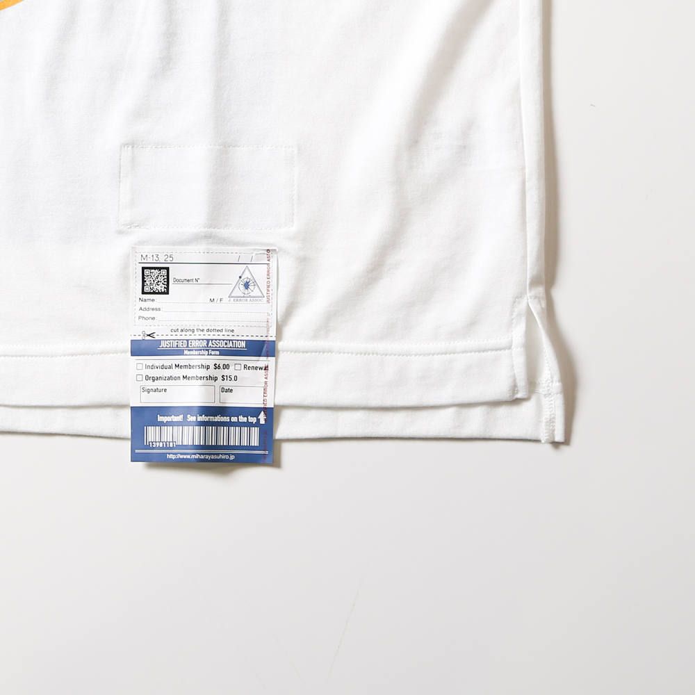 Justified error eye printed T-shirt / プリントTシャツ / A04TS703