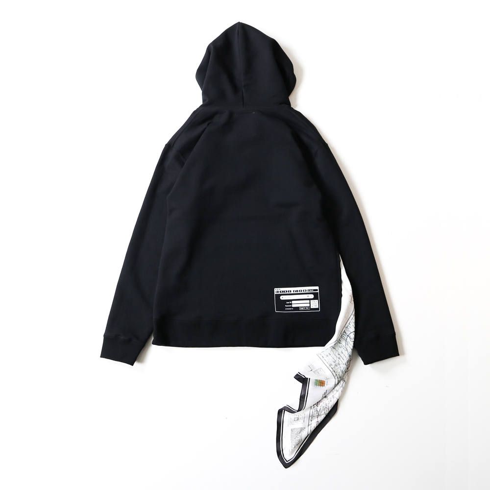 Maison MIHARA YASUHIRO - scarf hoodie / スカーフ ドッキング Maison MIHARA YASUHIRO - scarf hoodie / スカーフ ドッキング