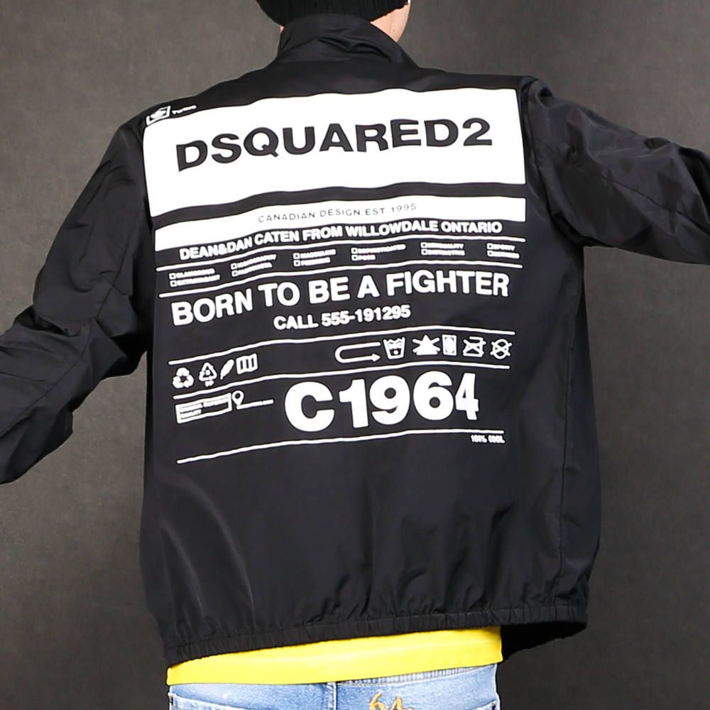 DSQUARED2 - 【ラスト1点-サイズ46】Nylon Zipped Jacket / ナイロン