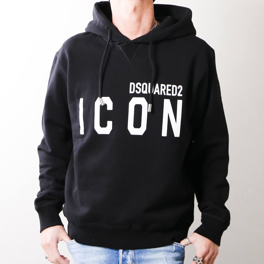 DSQUARED2 - ICON Hooded Sweatshirt / アイコン プルオーバーパーカー