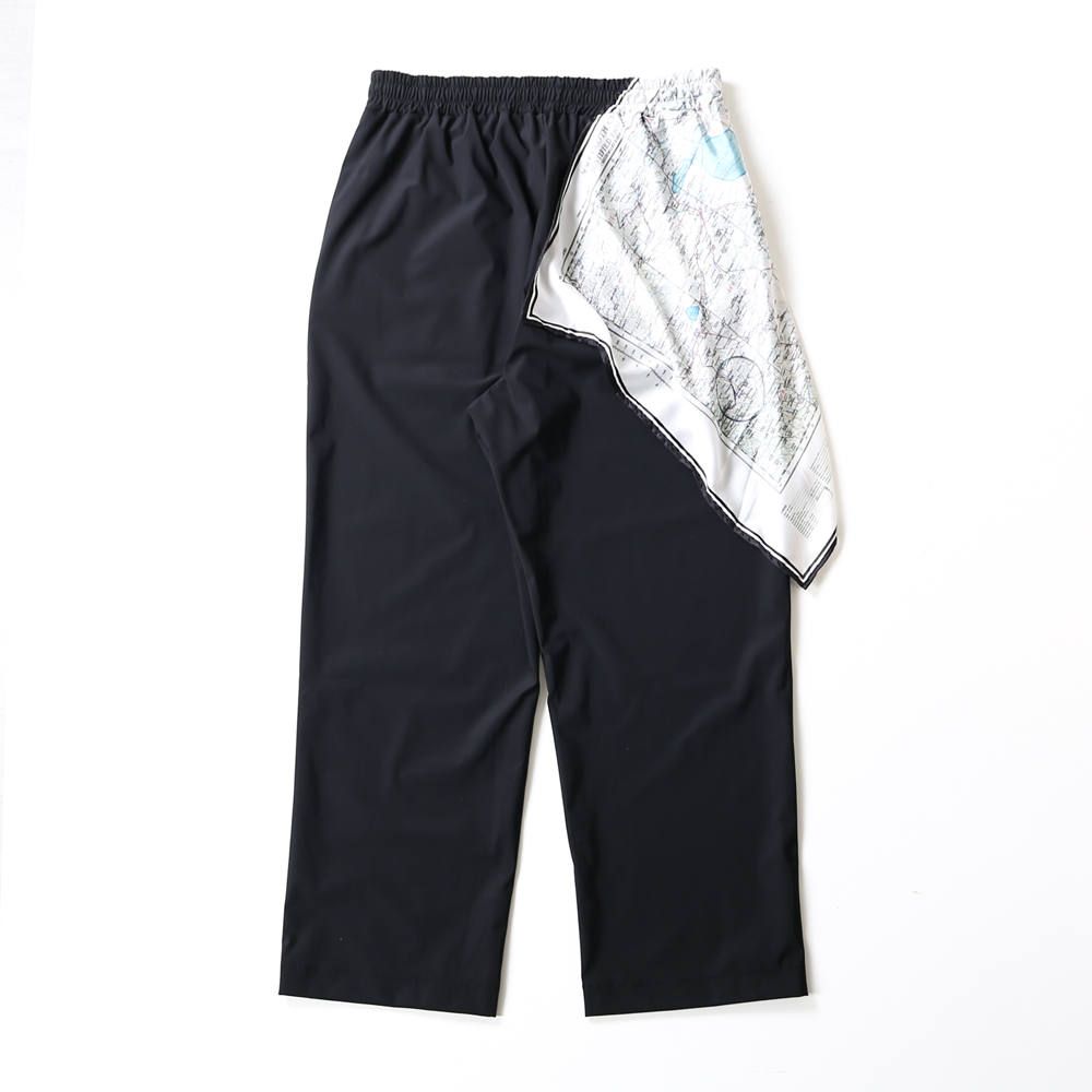 scarf pants / スカーフ ドッキング イージーパンツ / A04PT563