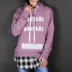 shirt layer zip slit hoodie / シャツ レイヤード ジップスリット プルオーバーパーカー / A04HD591