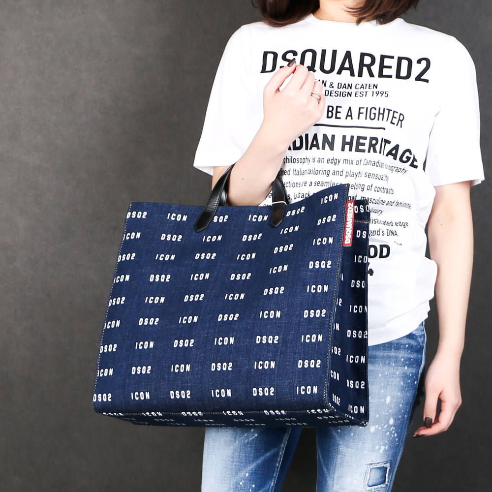 DSQUARED2 - Denim Shopping Bag / デニム ショッピングバッグ トート ...