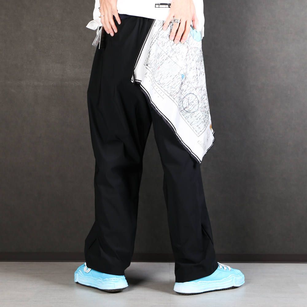 scarf pants / スカーフ ドッキング イージーパンツ / A04PT563