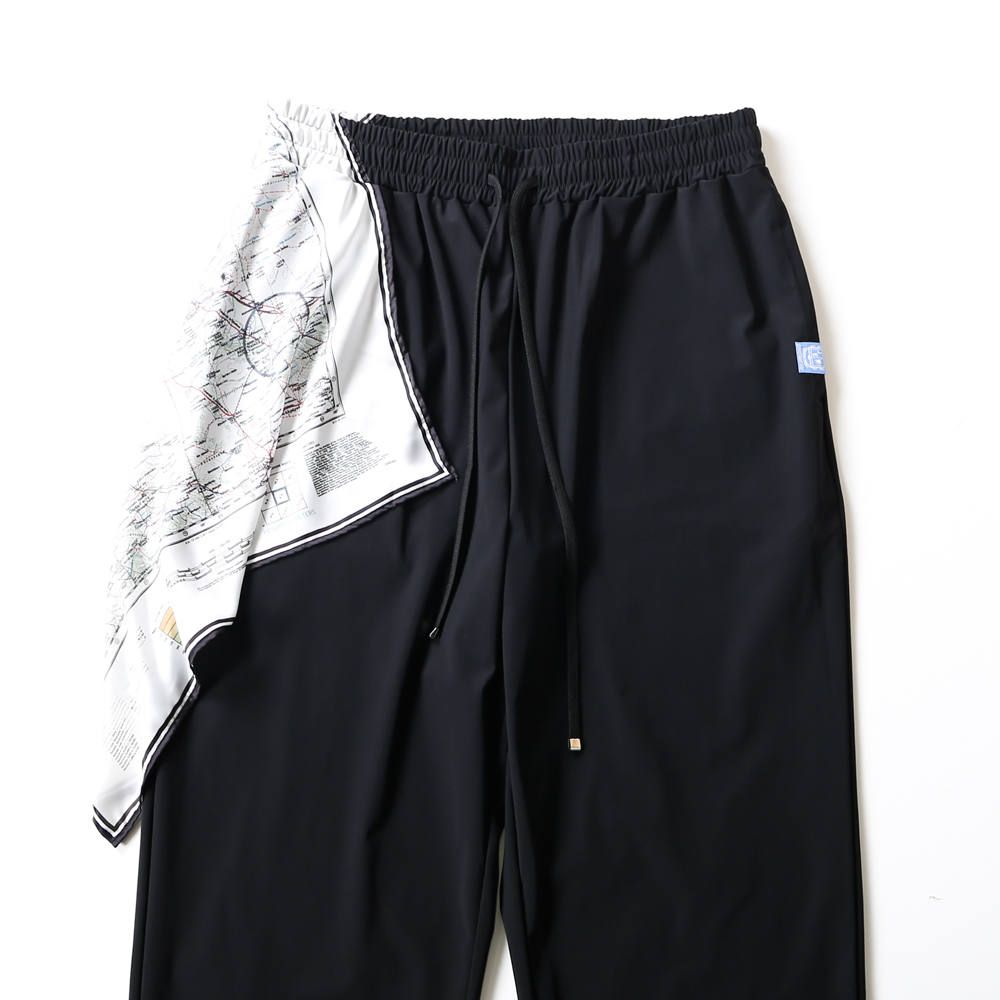 scarf pants / スカーフ ドッキング イージーパンツ / A04PT563
