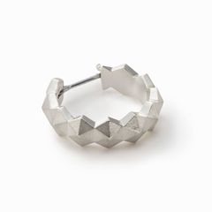 Honeycomb Studs Ring Pierce - L / ハニカム スタッズ リング ピアス - ラージ / GP20002