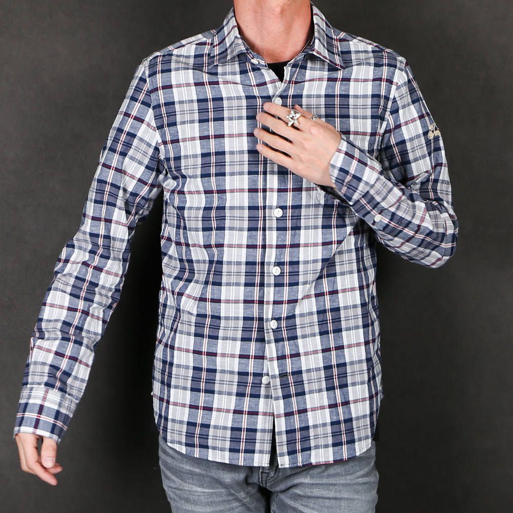 VINTAGE WASH MADRAS CHECK SHIRTS / マドラスチェック ドレスシャツ TSH-S2003