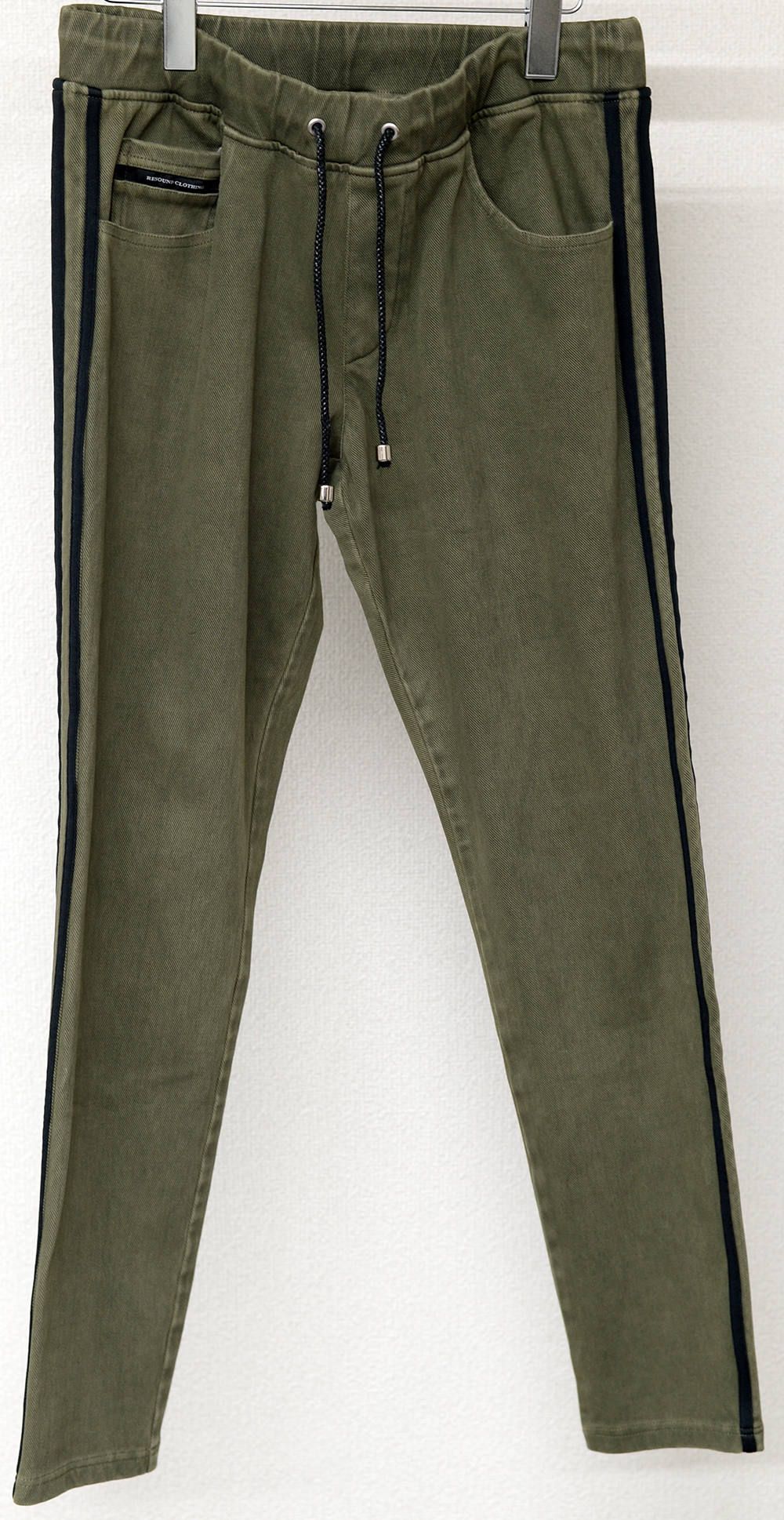 EX denim jersey line PT2 / インディゴベアインイ デニム ラインパンツ / RC16-ST-008D-2
