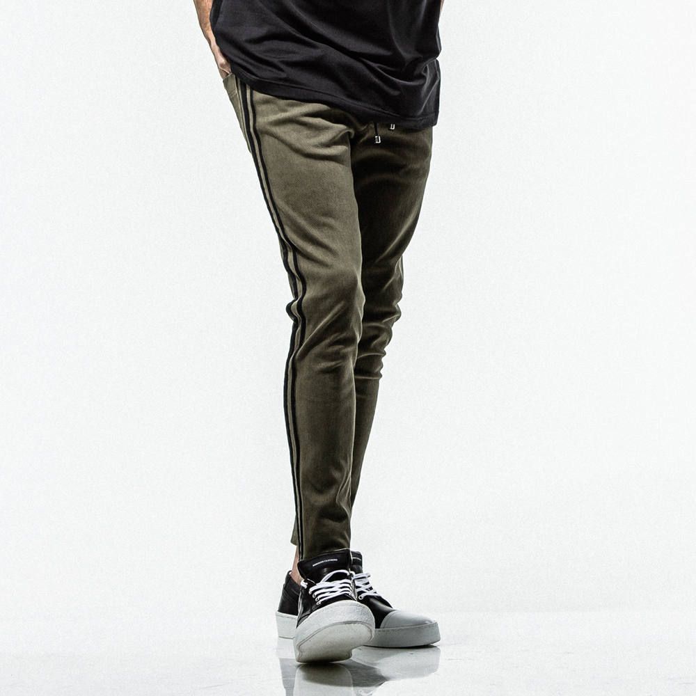EX denim jersey line PT2 / インディゴベアインイ デニム ラインパンツ / RC16-ST-008D-2
