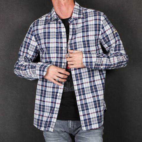 VINTAGE WASH MADRAS CHECK SHIRTS / マドラスチェック ドレスシャツ TSH-S2003