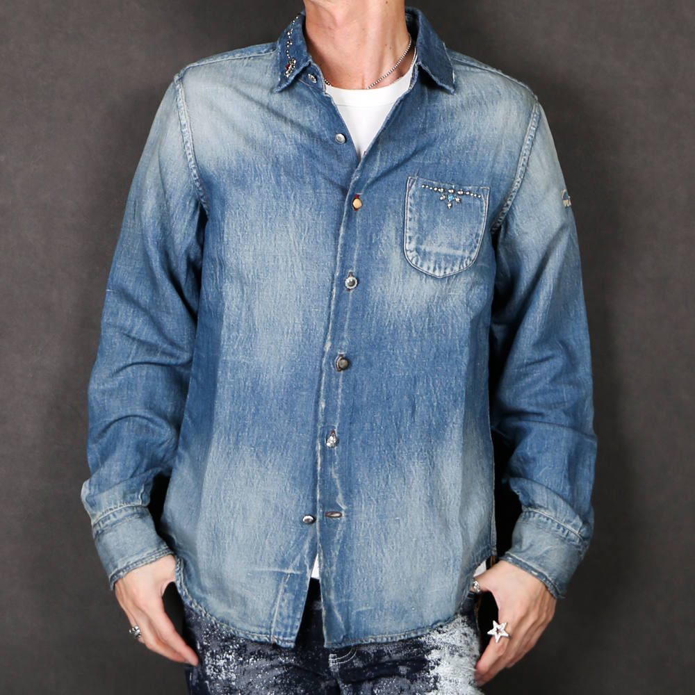 TMT - C/LI DENIM SHIRTS(STADS & VINTAGE PROCESSING) / デニムシャツ