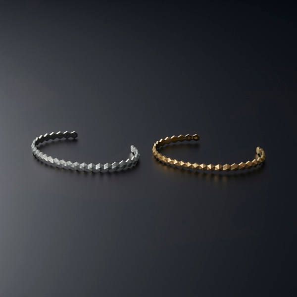 GARNI - Honeycomb Studs Bangle - S / ハニカム スタッズ バングル