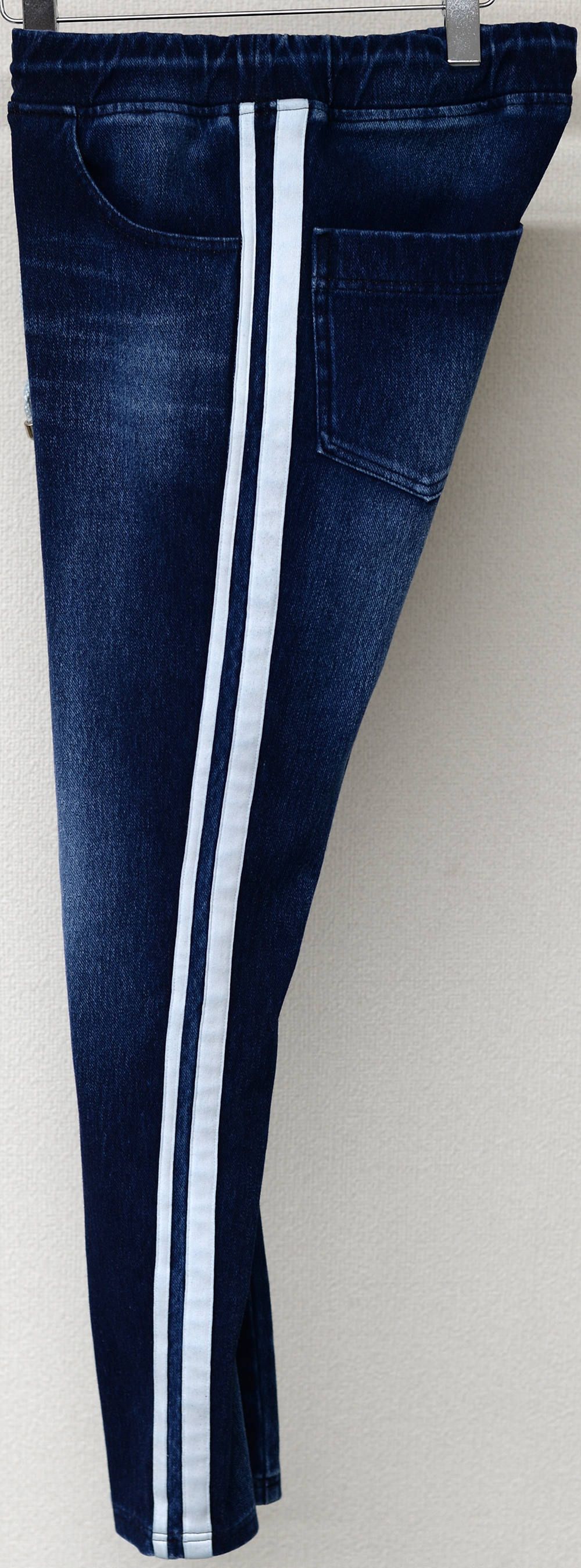 EX denim jersey line PT2 / インディゴベアインイ デニム ラインパンツ / RC16-ST-008D-2