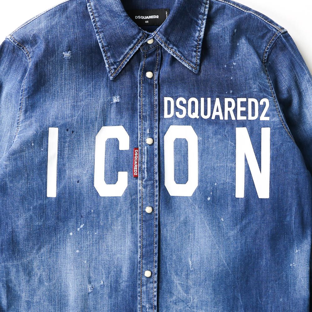 DSQUARED2 - ICON Western Denim Shirt / ICON ウエスタン デニム