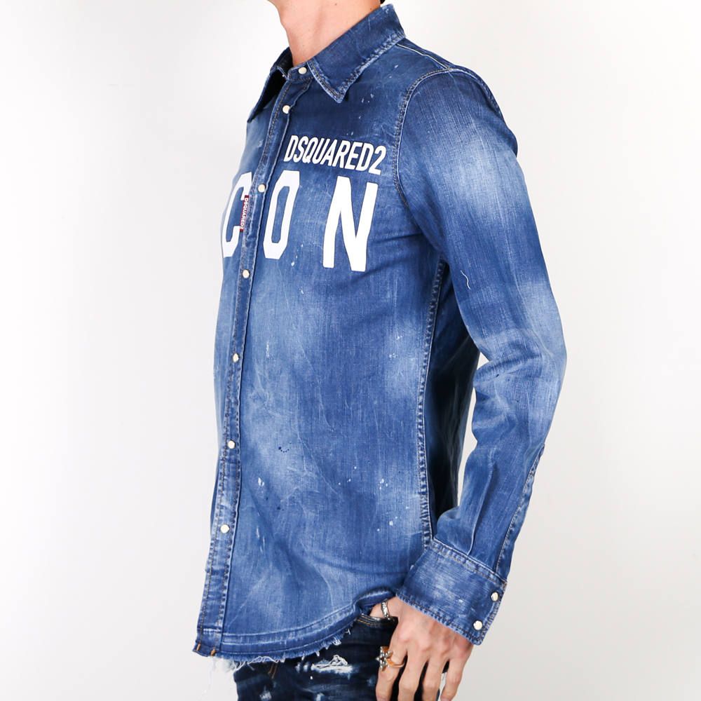 DSQUARED2 - ICON Western Denim Shirt / ICON ウエスタン デニムシャツ / S79DL0001/S30341  | chemical conbination