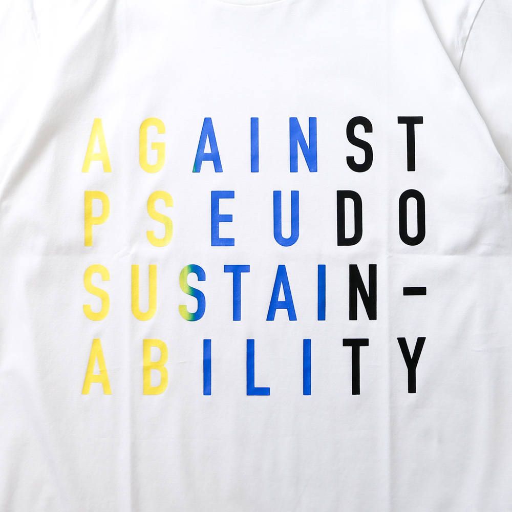 "SEASON T-SHIRTS" SUSTAINABLE / メッセージ Tシャツ / TA20SS-JR065