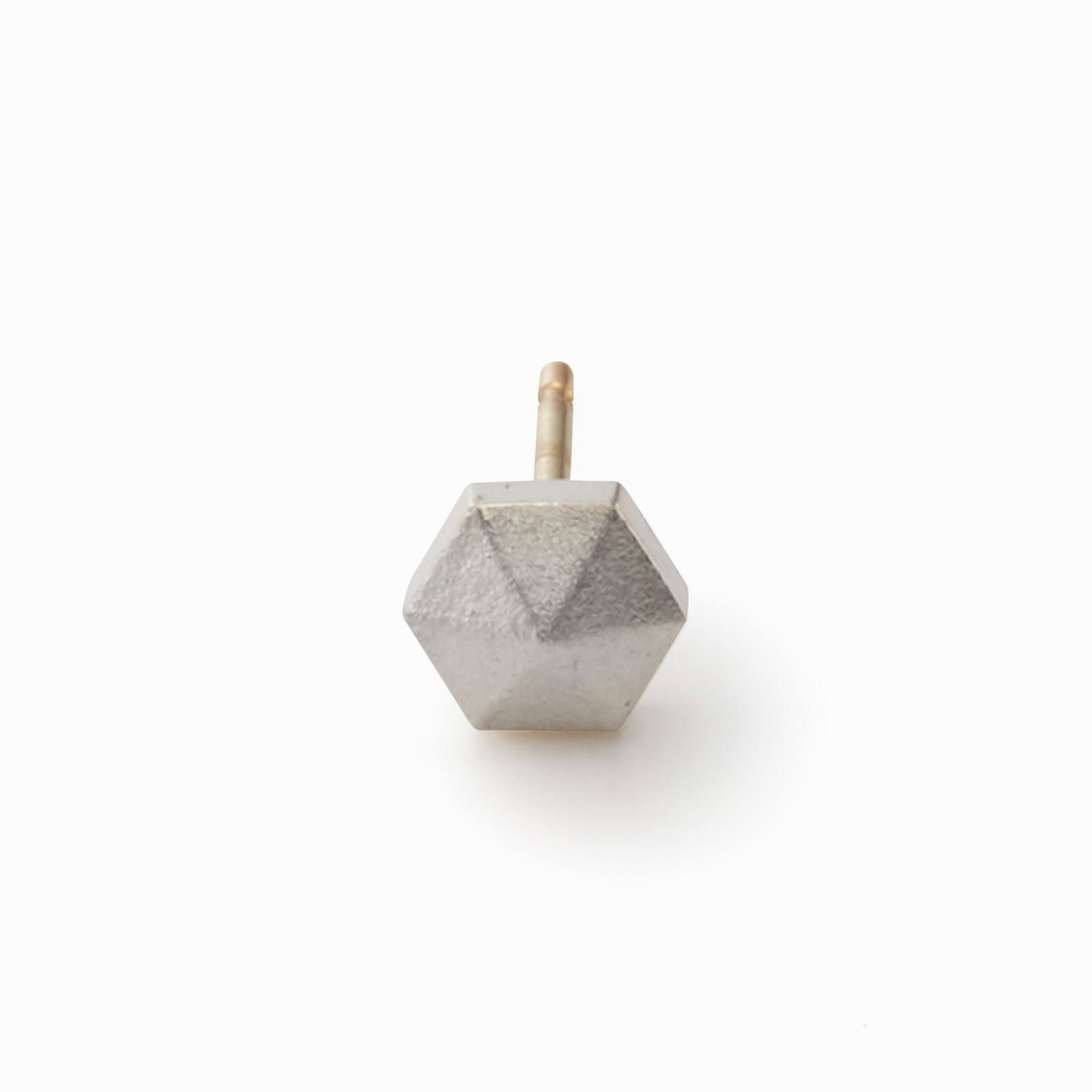 Honeycomb Studs Pierce / ハニカム スタッズ リング ピアス / GP20006