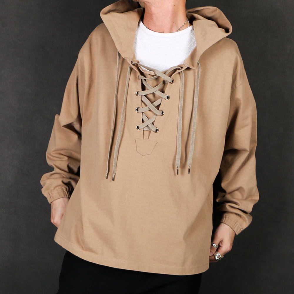 Iroquois - LACE UP HOODIE / レースアップ パーカー / 180104 ...