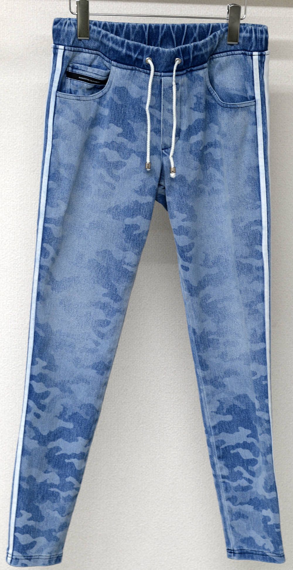 EX denim jersey line PT2 / インディゴベアインイ デニム ラインパンツ / RC16-ST-008D-2