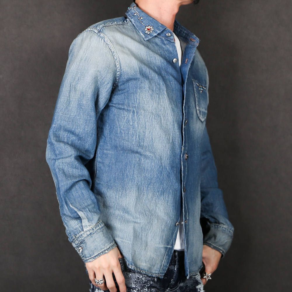 TMT - C/LI DENIM SHIRTS(STADS & VINTAGE PROCESSING) / デニムシャツ