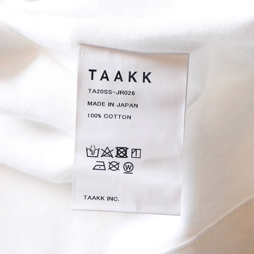 "CUT OFF JERSEY" T-SHIRTS / 長袖Tシャツ / TA20SS-JR026