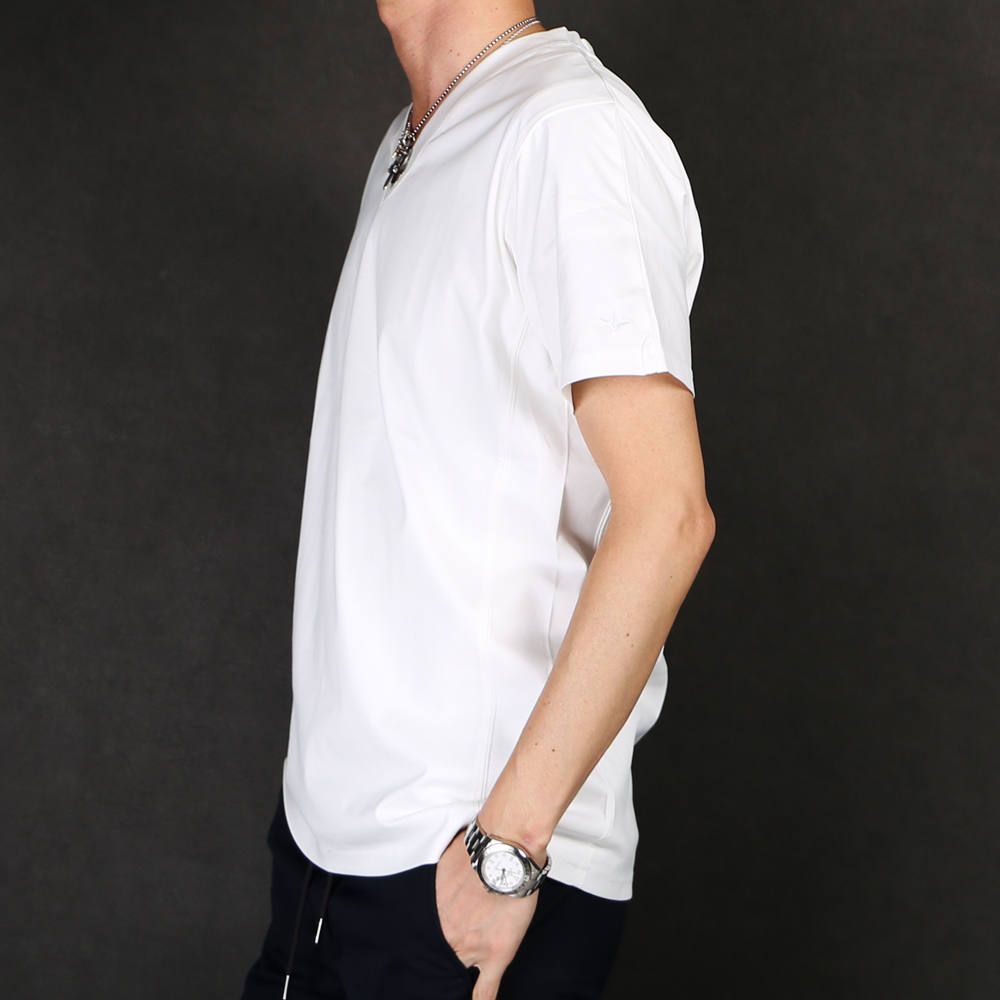 SILKET V-NECK T / シルケットVネックTシャツ UST-20012