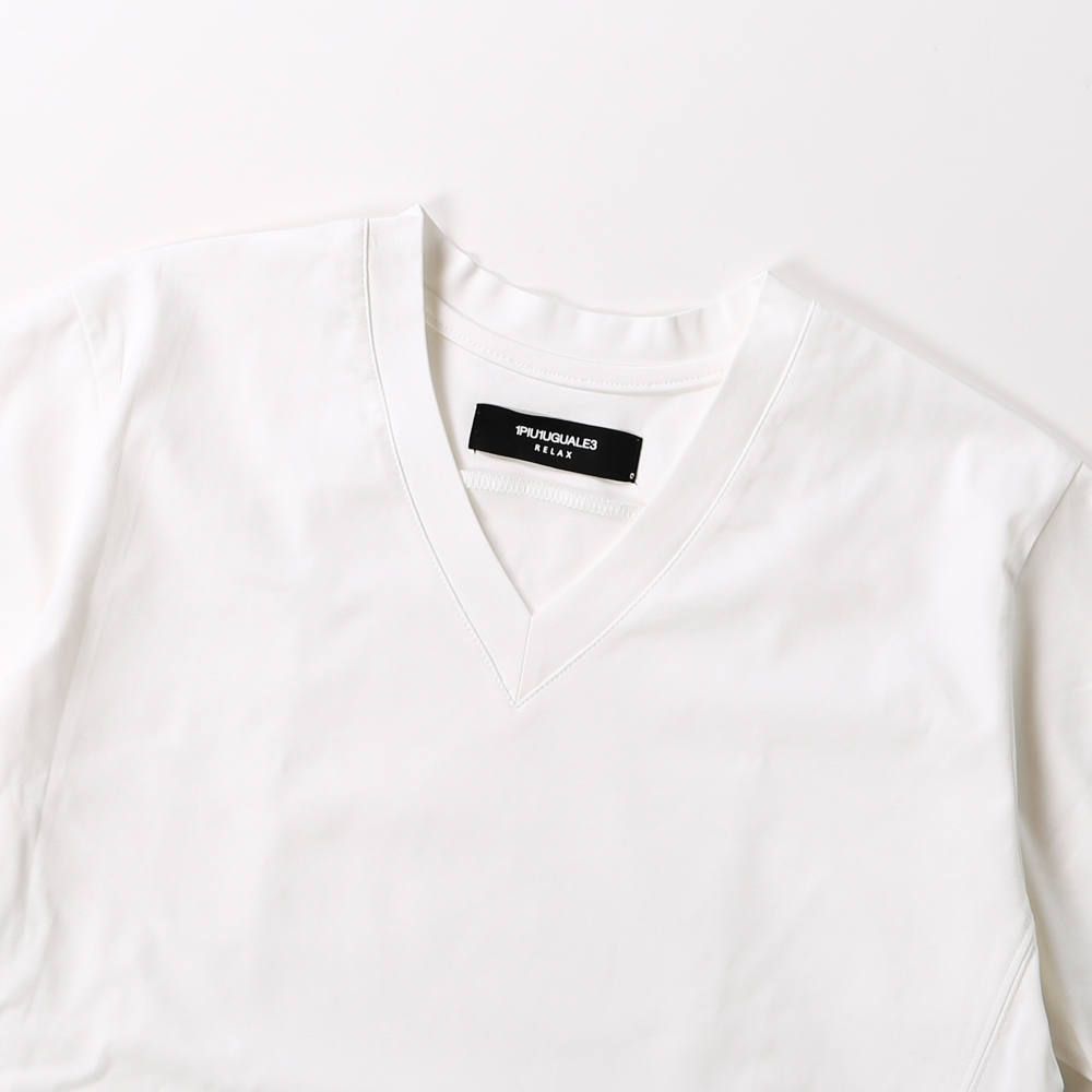 SILKET V-NECK T / シルケットVネックTシャツ UST-20012