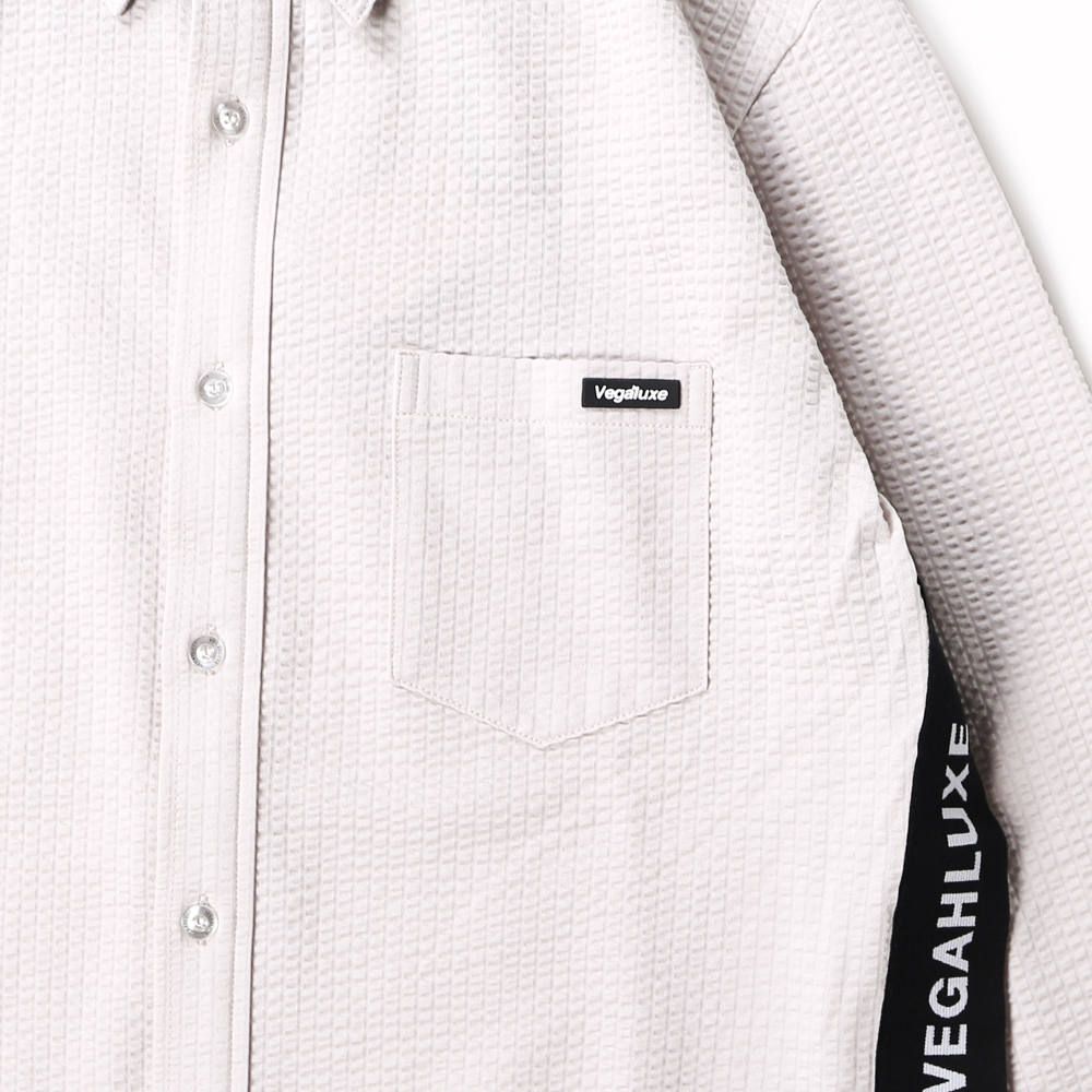 LUXE163AKM VEGAHLUXE MODEL MOVING MAGIC SHIRT / ストレッチジャージ シャツ VXS001-MM02