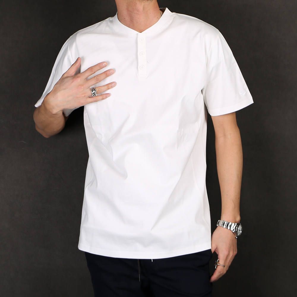 SILKET HENRY NECK T / シルケットヘンリーネックTシャツ UST-20013