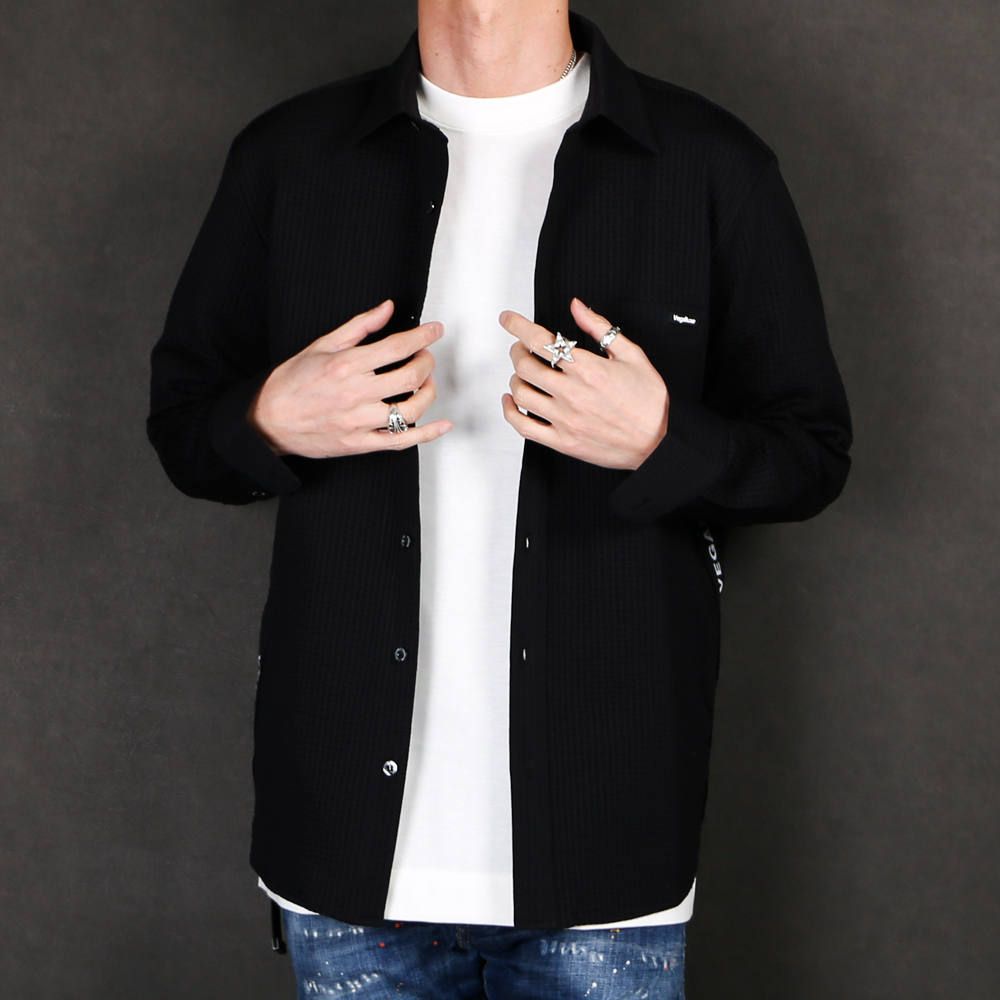 LUXE163AKM VEGAHLUXE MODEL MOVING MAGIC SHIRT / ストレッチジャージ シャツ VXS001-MM02