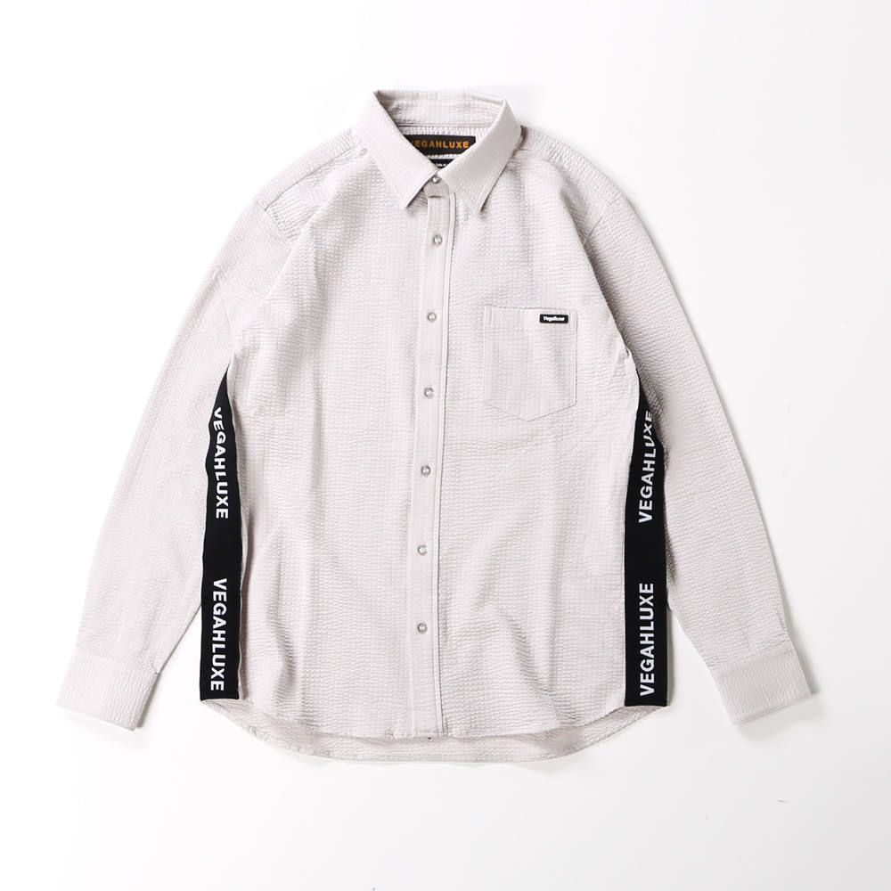 LUXE163AKM VEGAHLUXE MODEL MOVING MAGIC SHIRT / ストレッチジャージ シャツ VXS001-MM02