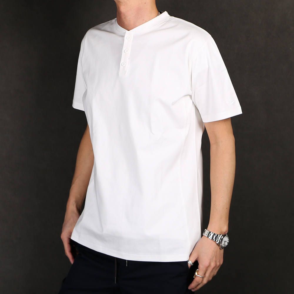 SILKET HENRY NECK T / シルケットヘンリーネックTシャツ UST-20013