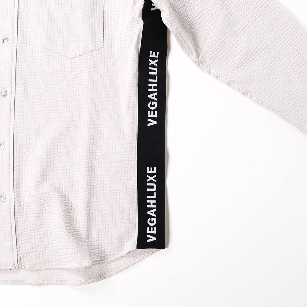 LUXE163AKM VEGAHLUXE MODEL MOVING MAGIC SHIRT / ストレッチジャージ シャツ VXS001-MM02
