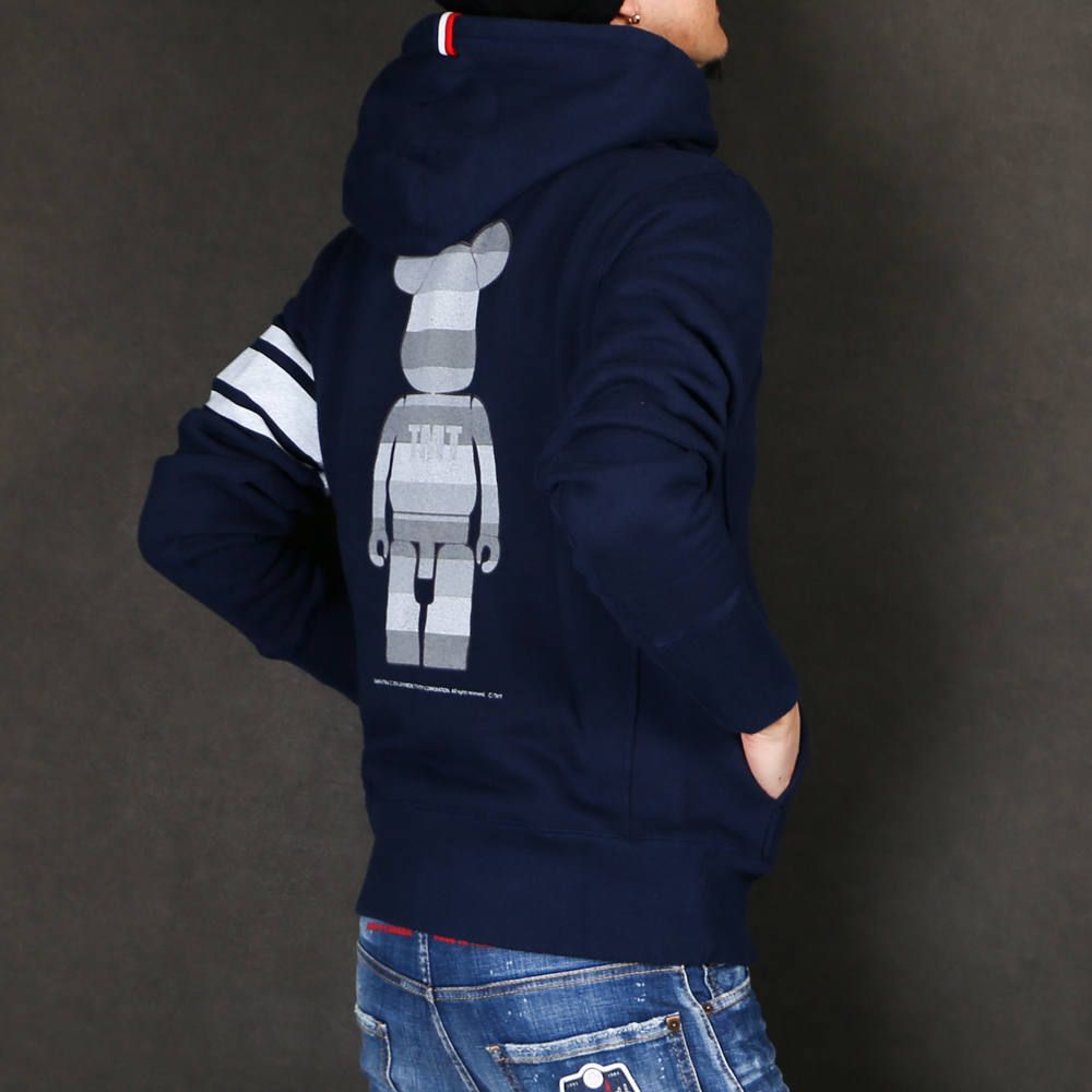 VINTAGE FRENCH TERRY PULLOVER HOODIE(MONO BORDER) / プルオーバーパーカー  / TSW-F19BA03